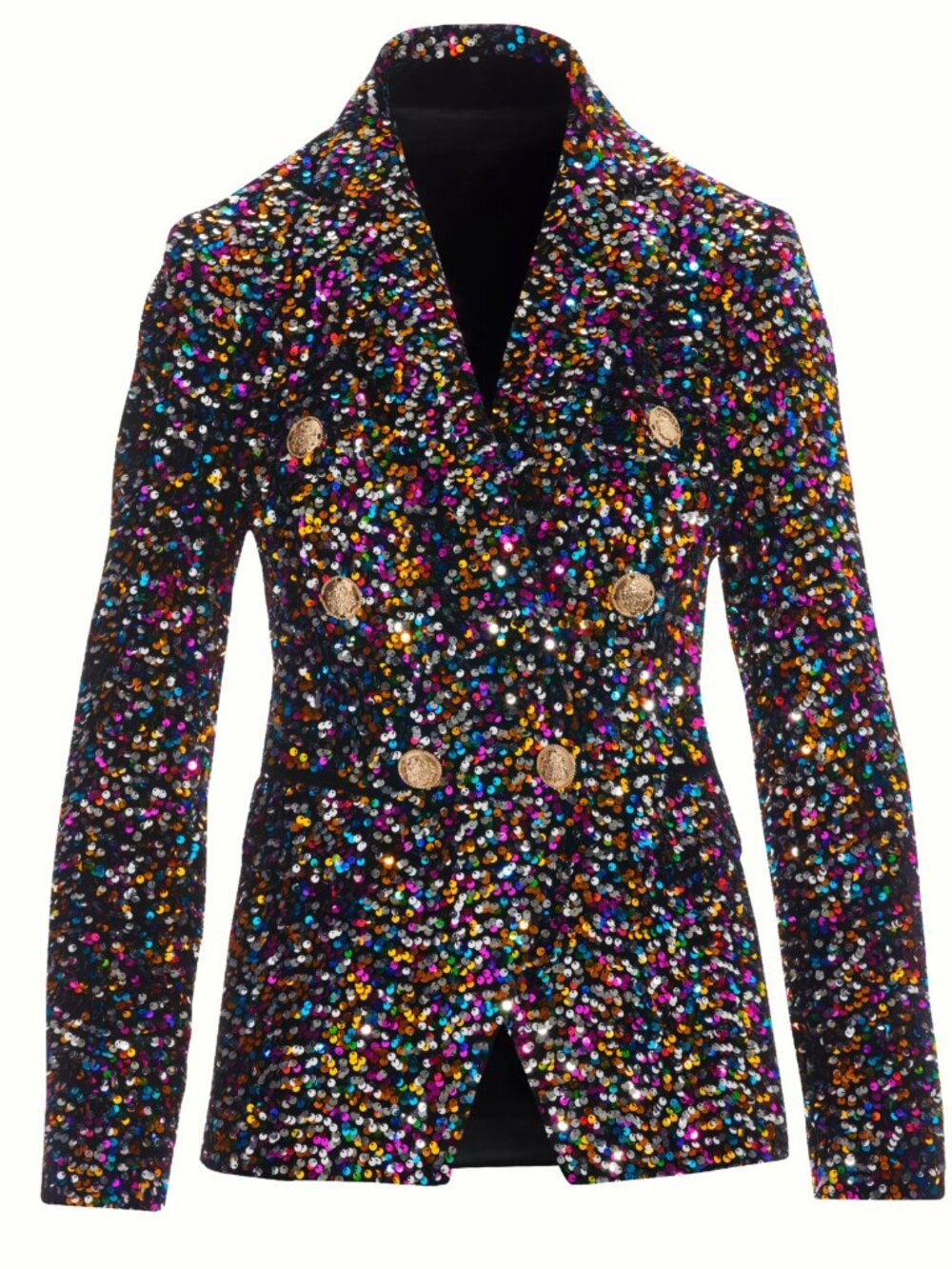 Boston Proper NWT Rainbow Sequin Blazer